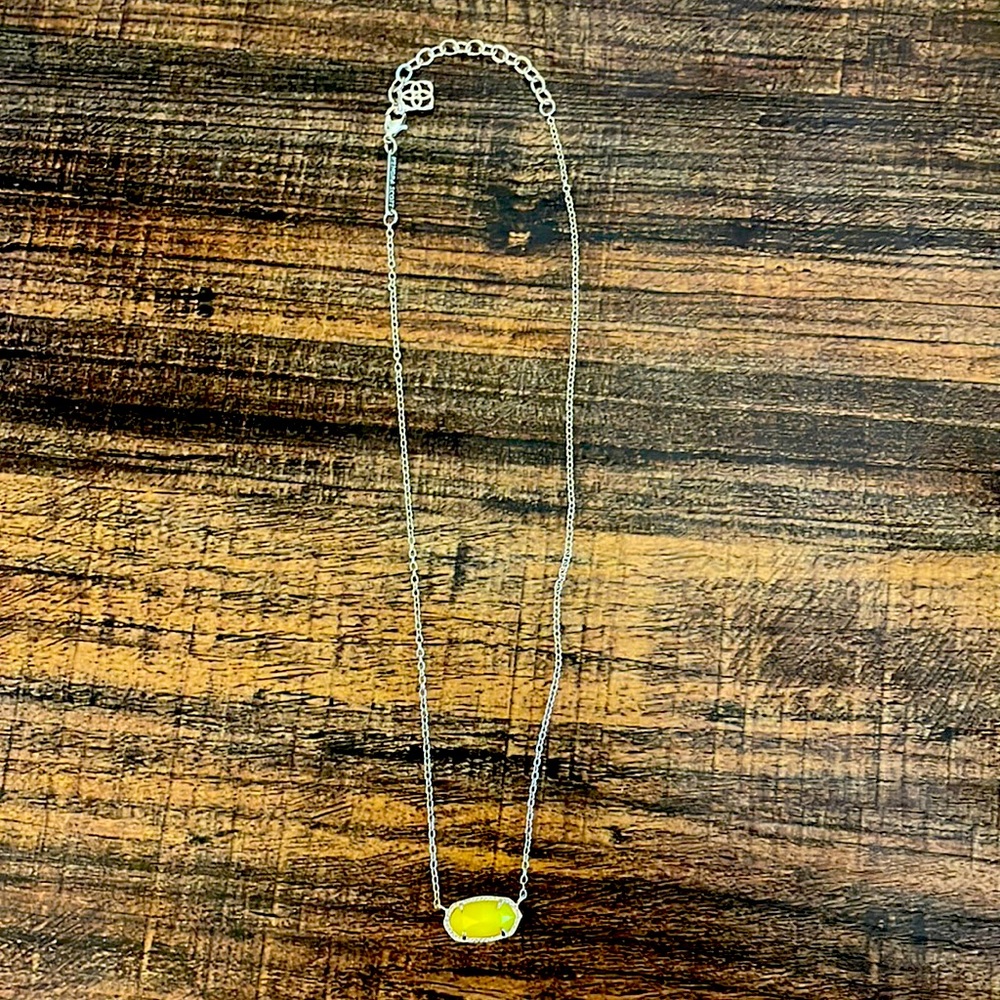 Kendra Scott Yellow Elisa Necklace